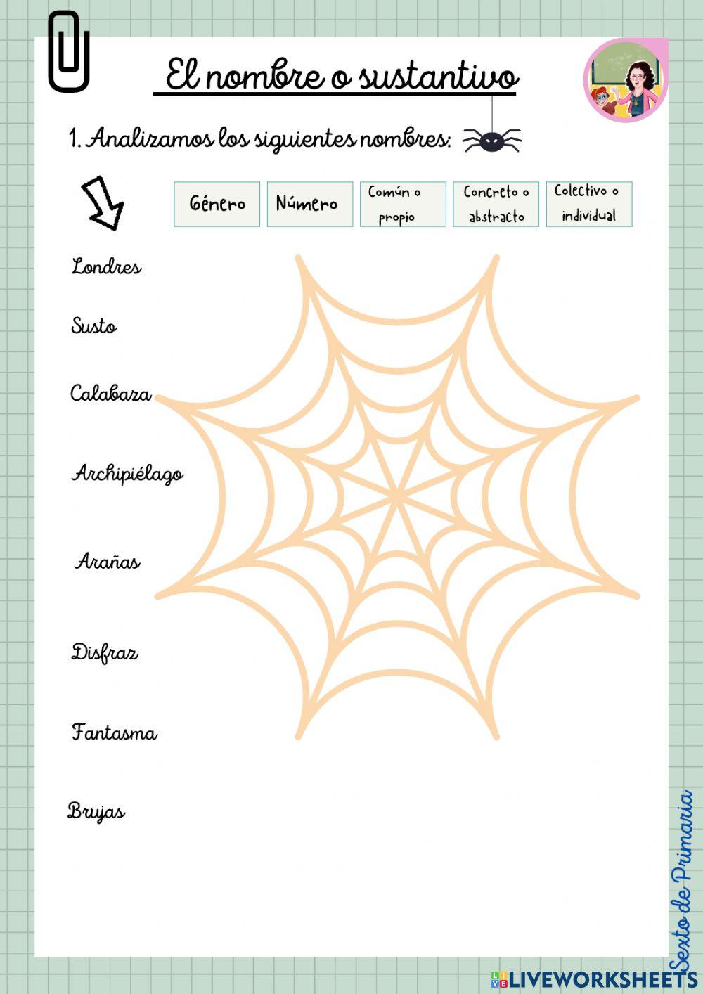 Analizamos sustantivos