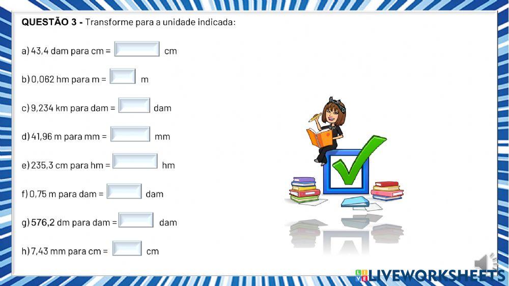 Medidas de comprimento
