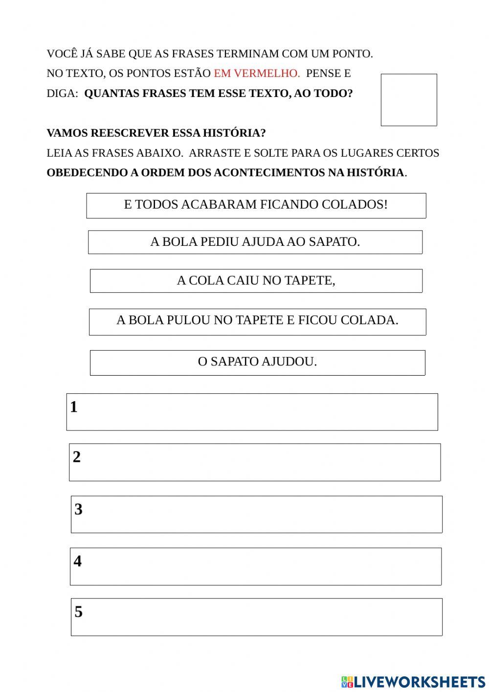 Texto o tubo de cola