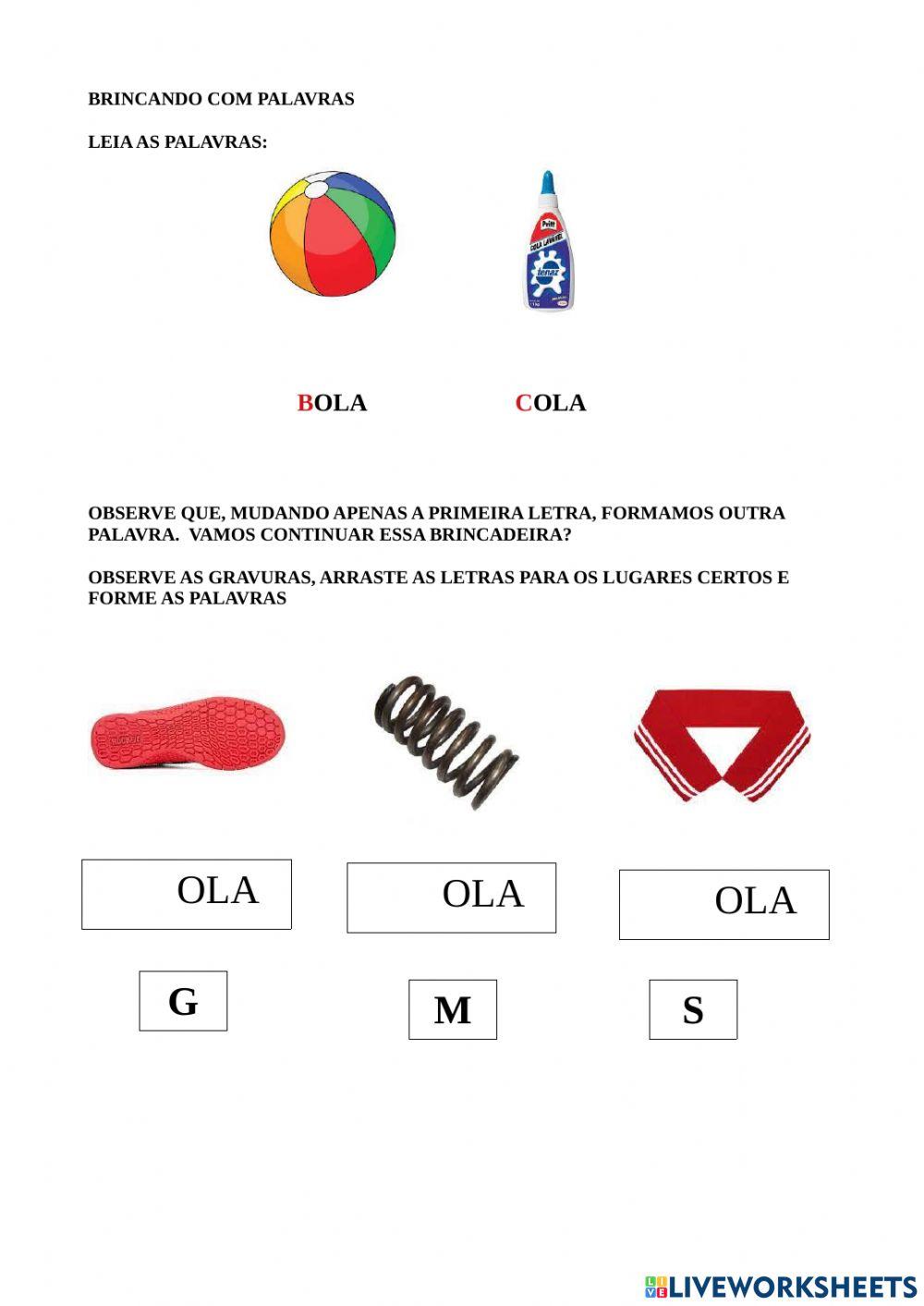 Texto o tubo de cola