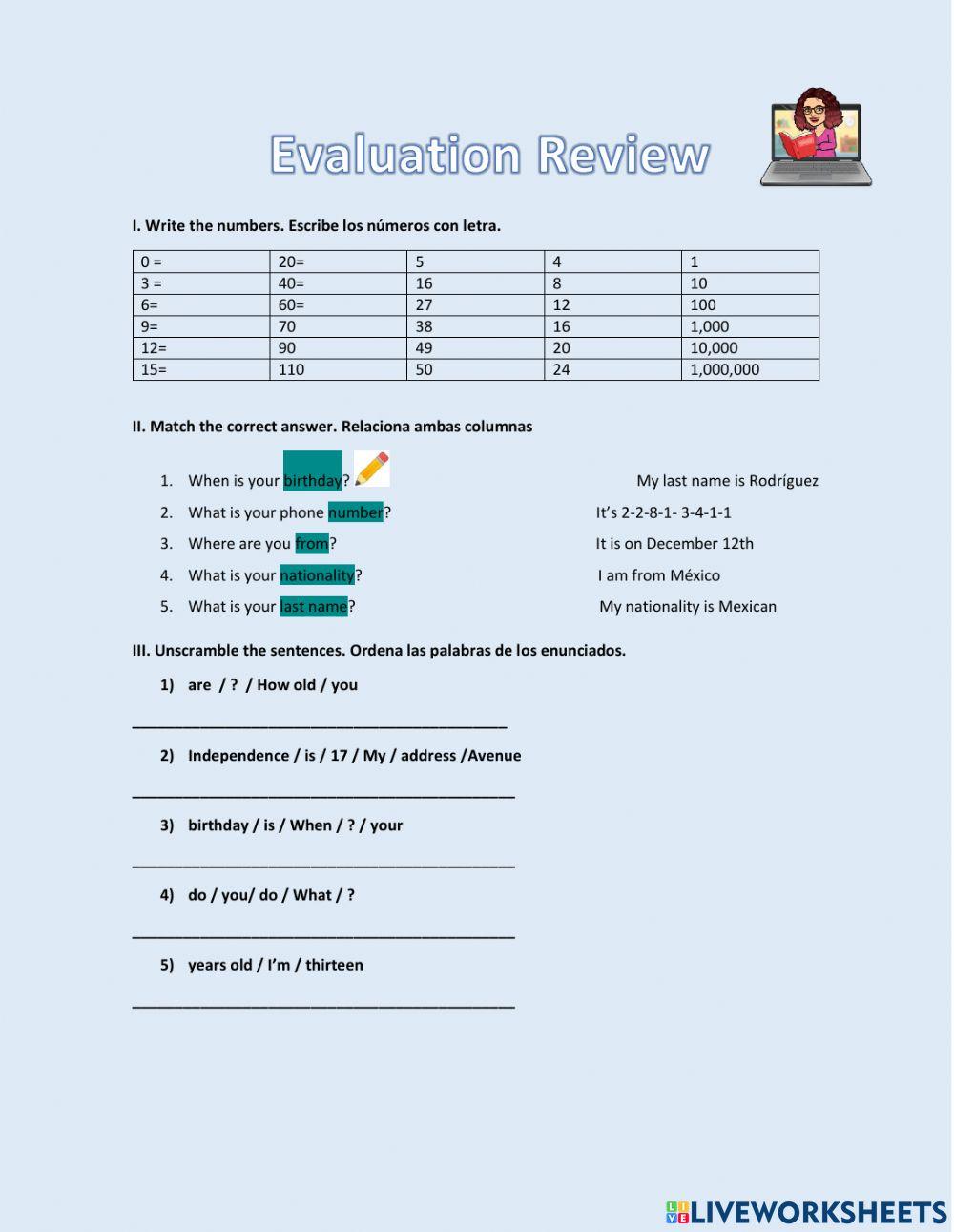 Personal Information