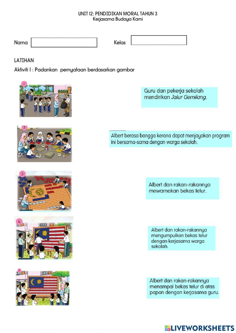Unit 12: Pendidikan moral tahun 3 (3)