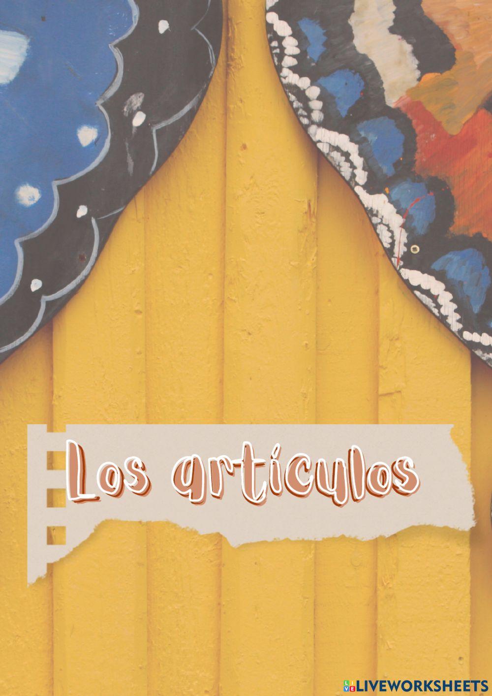 Los artículos determinados e indeterminados