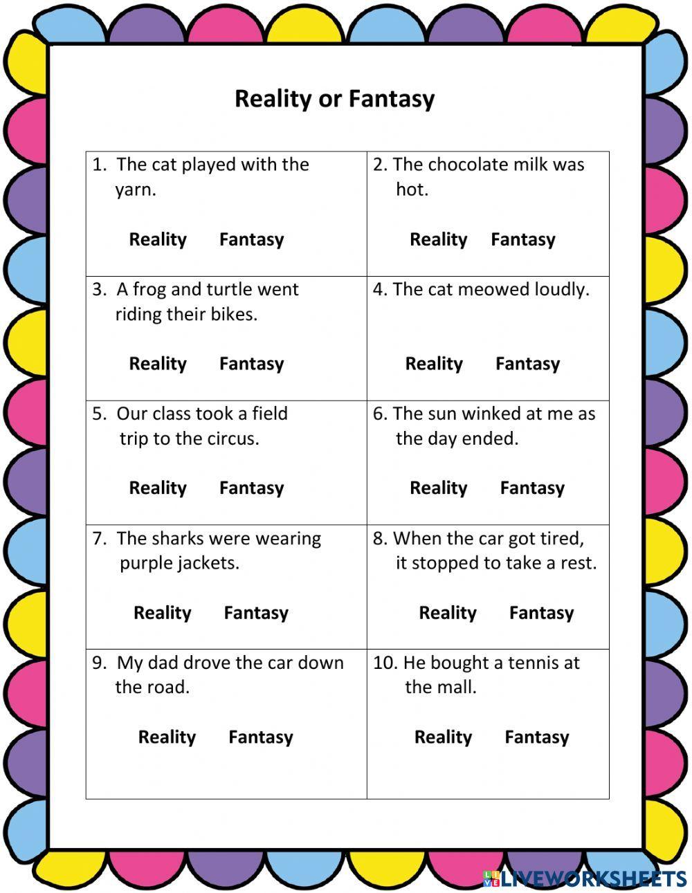 Reality Fantasy