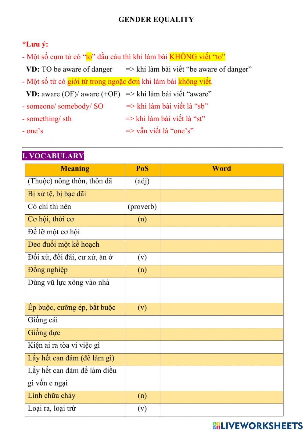 Grade 10 unit 6 worksheet live worksheets