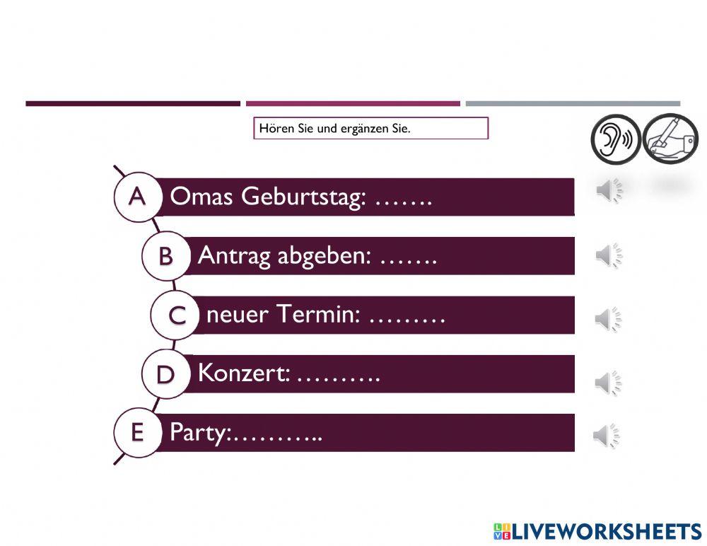 Schritte plus neu A1.2- Lektion 14-A