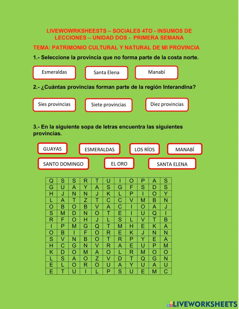 4to Primera semana segunda unidad