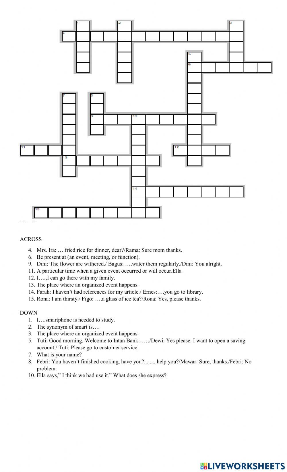 Middle semester test xi 1