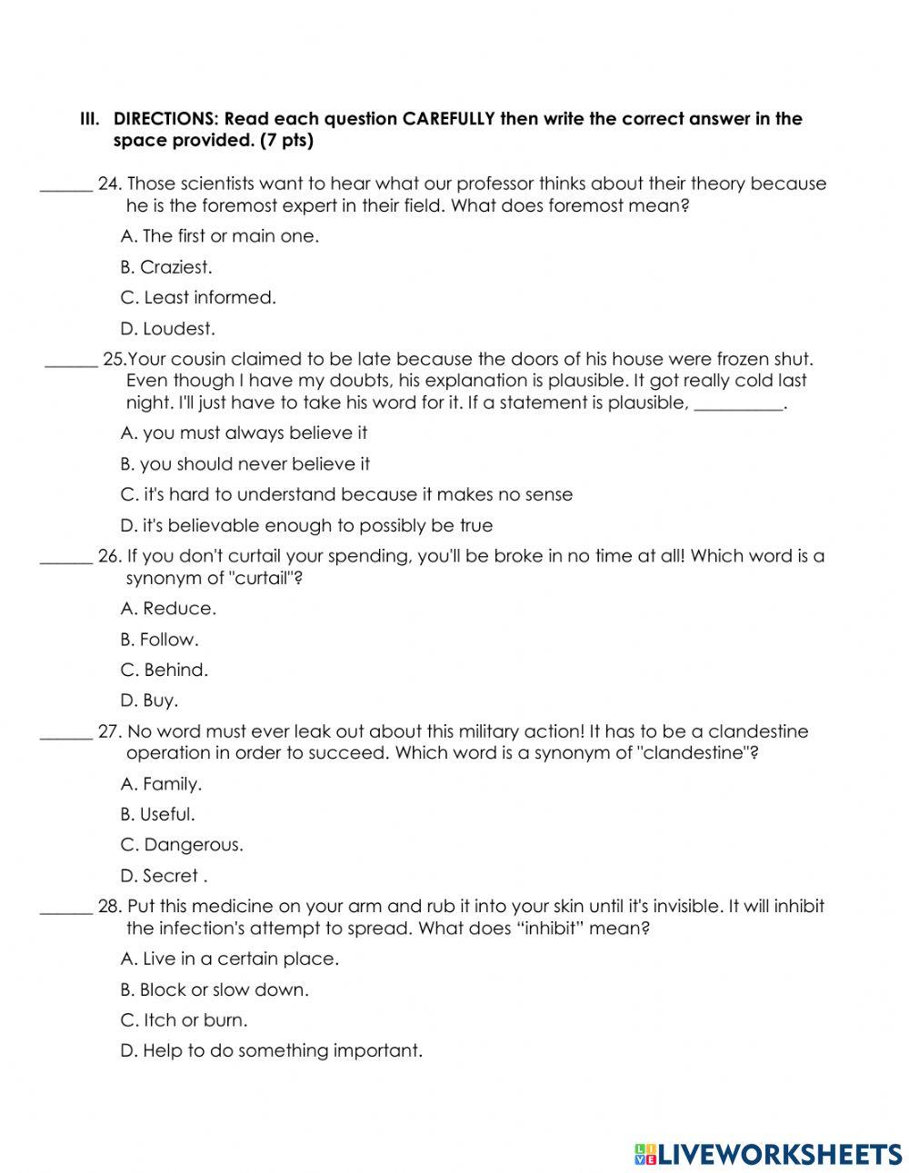 8-T1 Literature (2021-22)