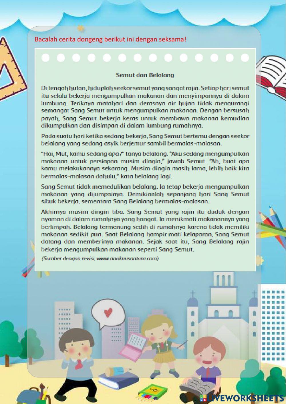 LKPD 1 Kelas 4 Tema 1 Sub 1 PB 1