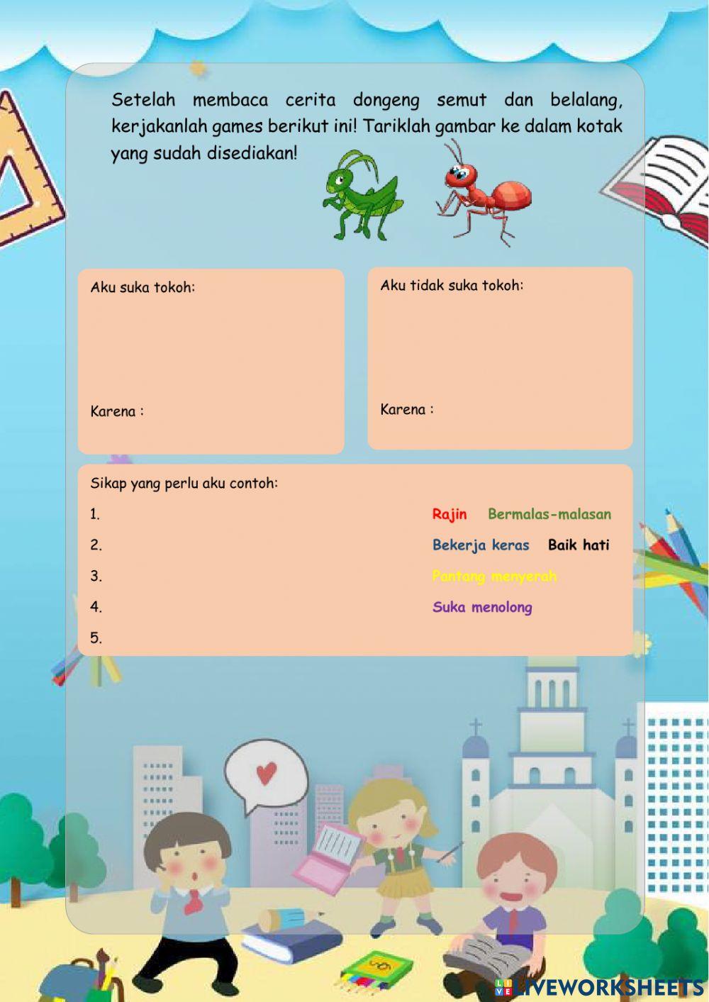 LKPD 1 Kelas 4 Tema 1 Sub 1 PB 1