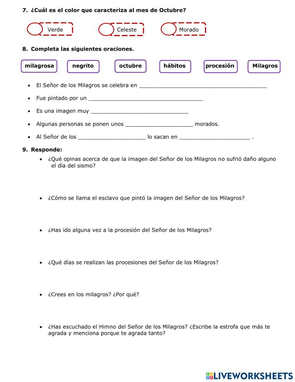 Historia señor de los milagros