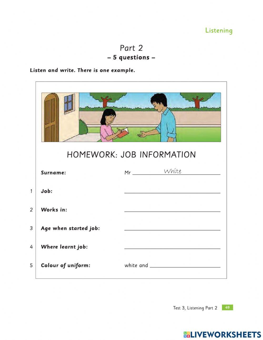 Flyers-Listening Practice test plus 3