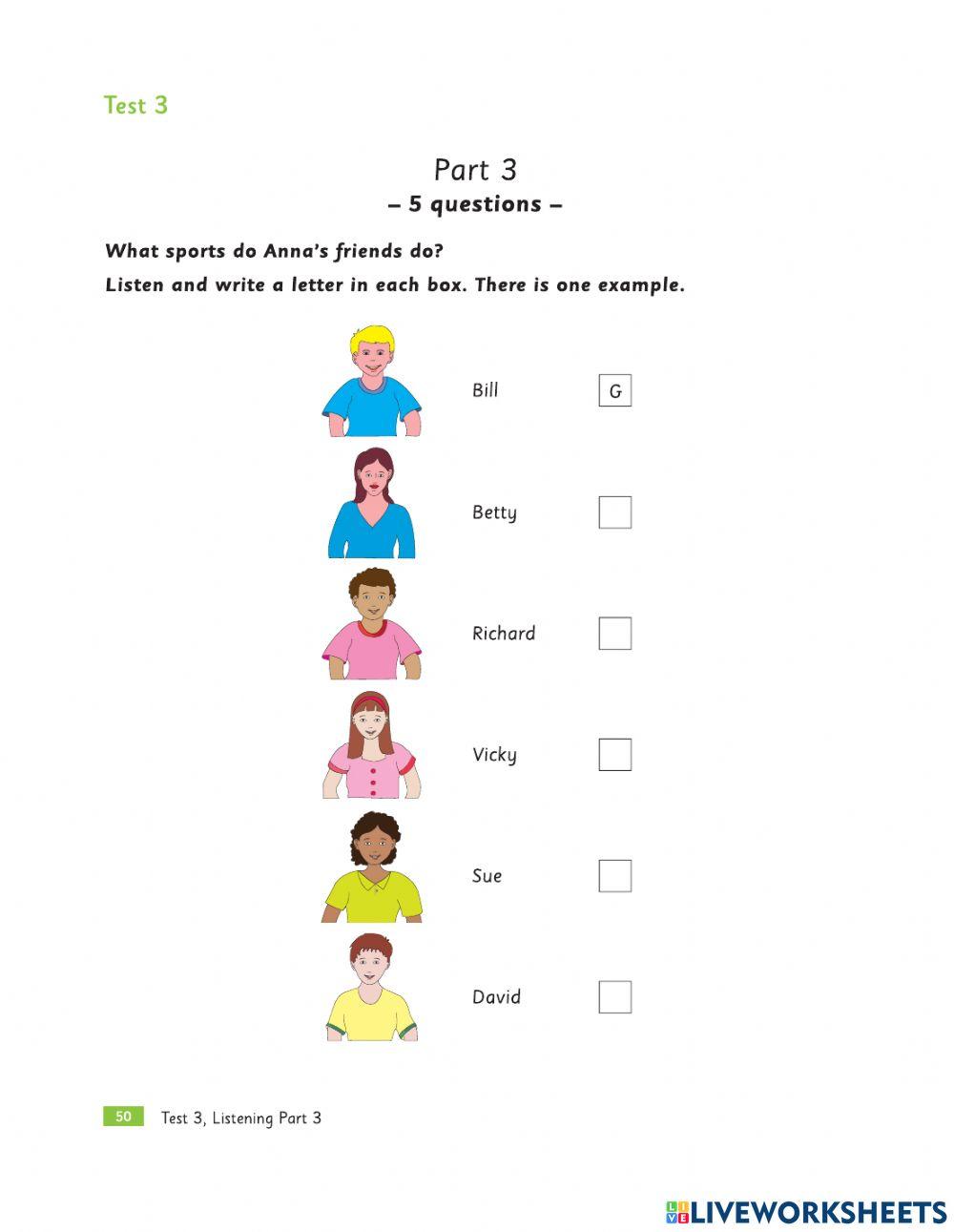 Flyers-Listening Practice test plus 3