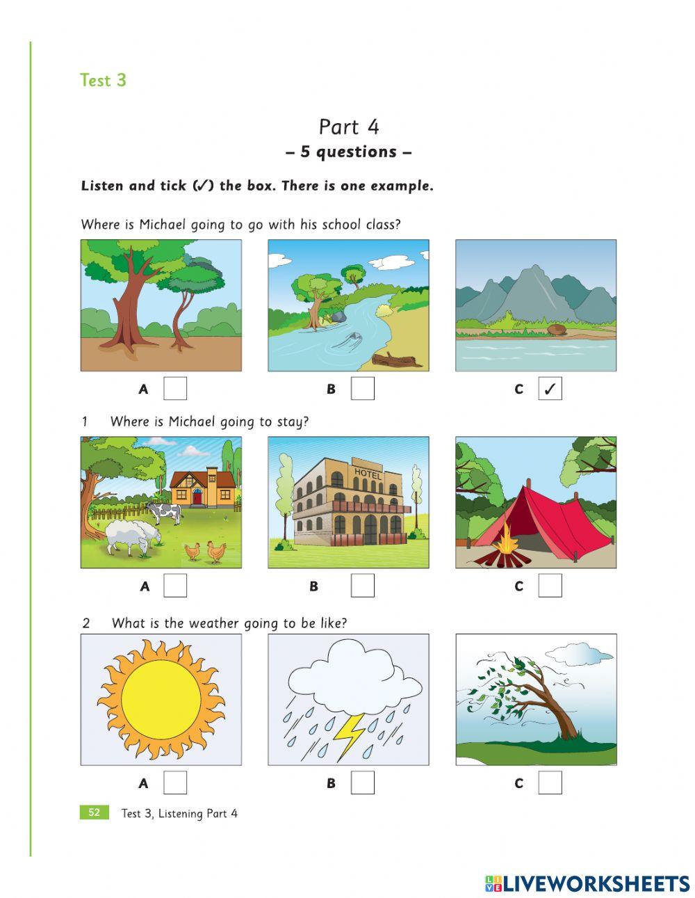 Flyers-Listening Practice test plus 3
