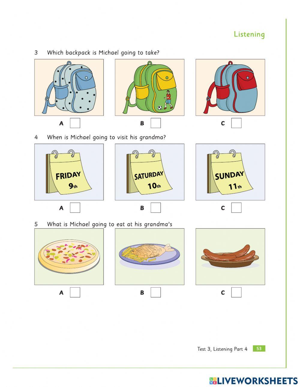 Flyers-Listening Practice test plus 3