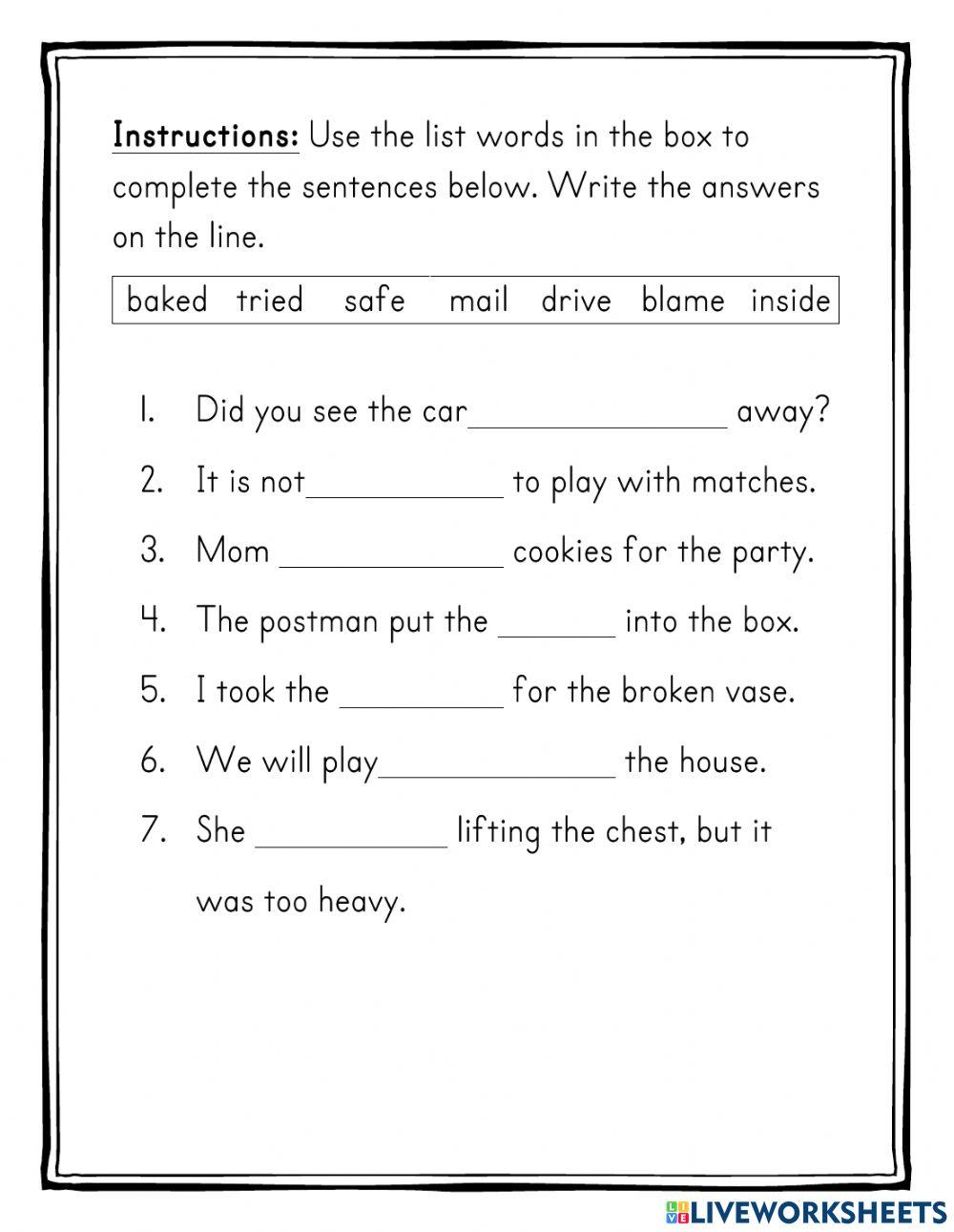 Long Vowel A and I Review