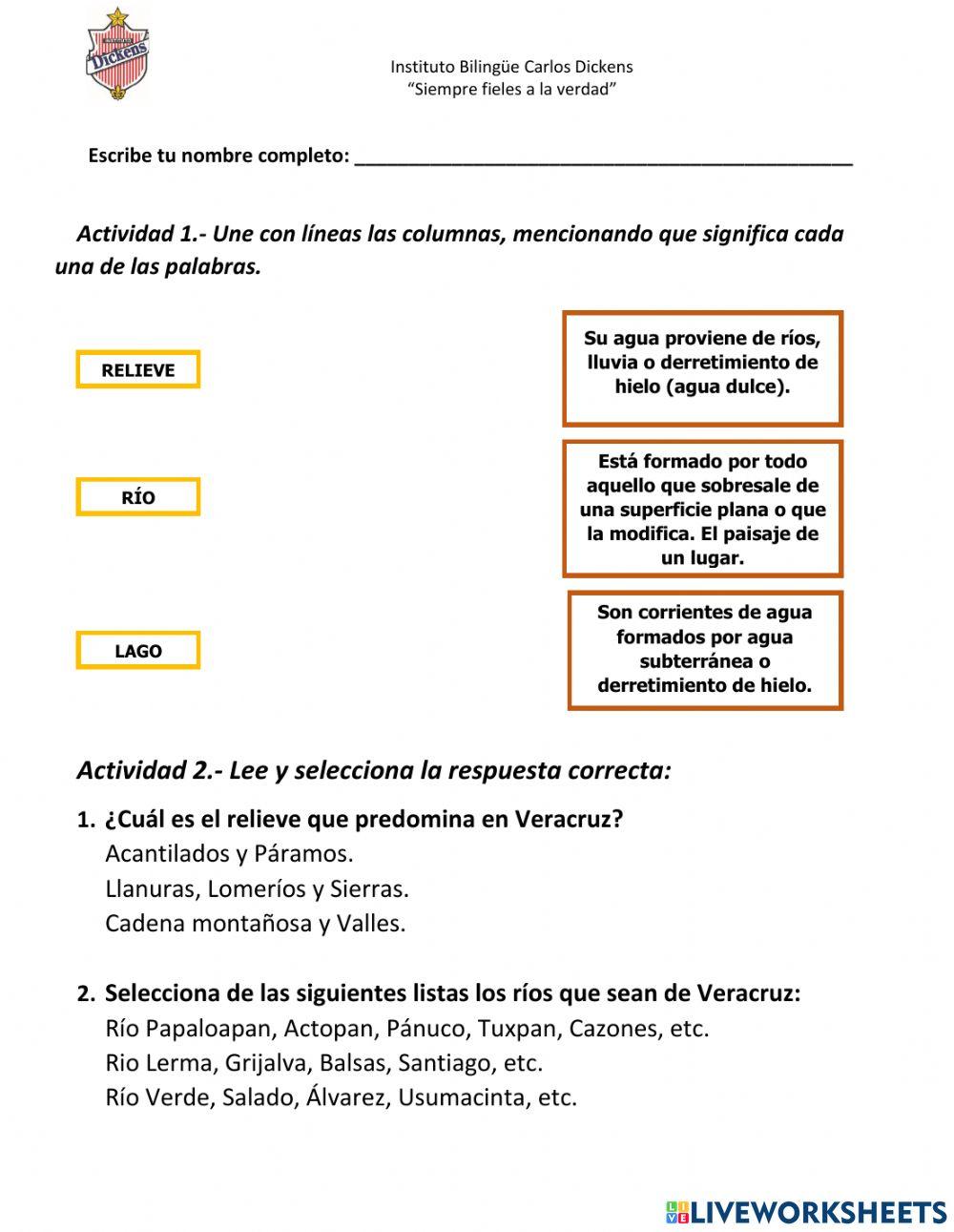 Ver.- ríos, relieve y clima