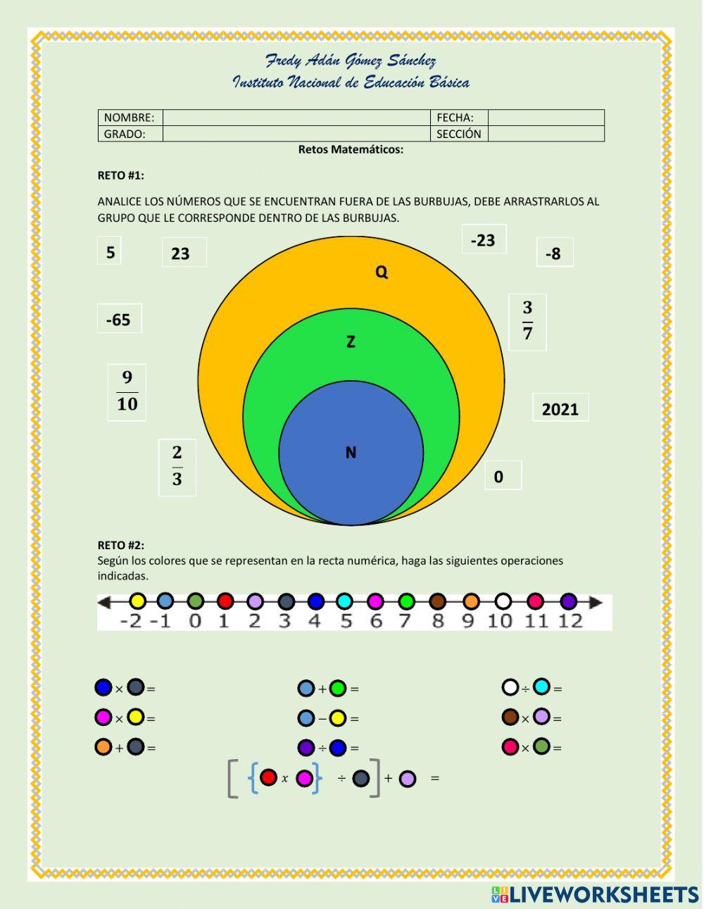 Retos Matemáticos Retos Matemáticos