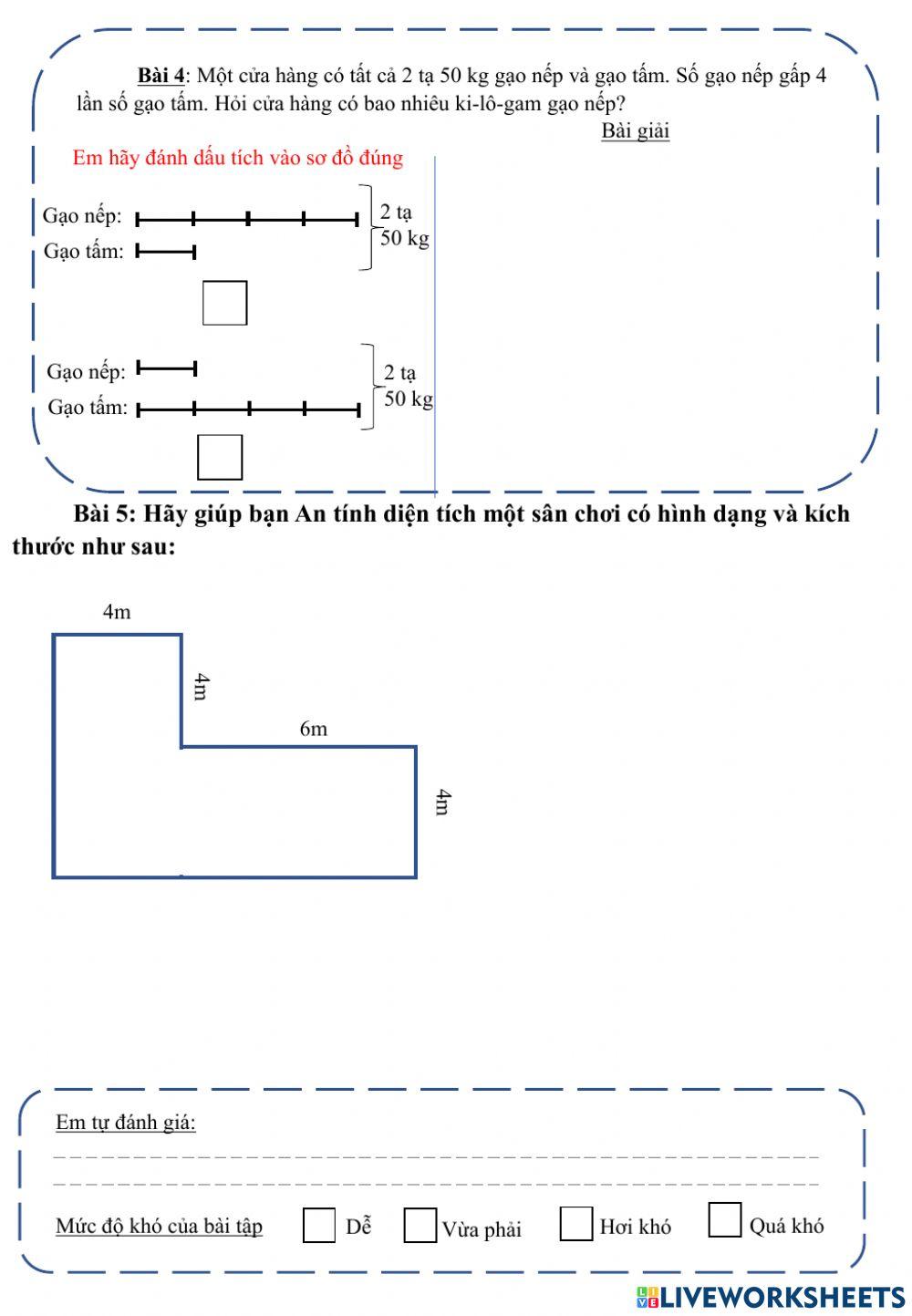 Toán 5 - Ôn tập cuối tuần 5