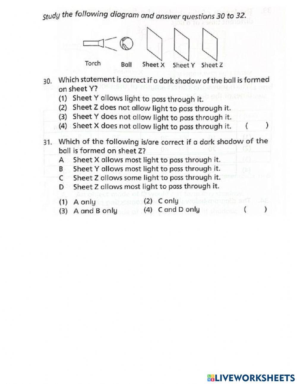 Chapter 3. Light and shadow