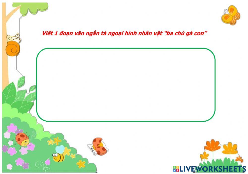 Phiếu tập viết