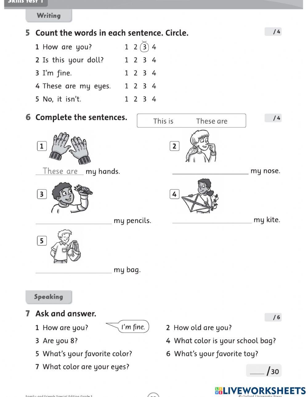 Review Unit 123 TEST