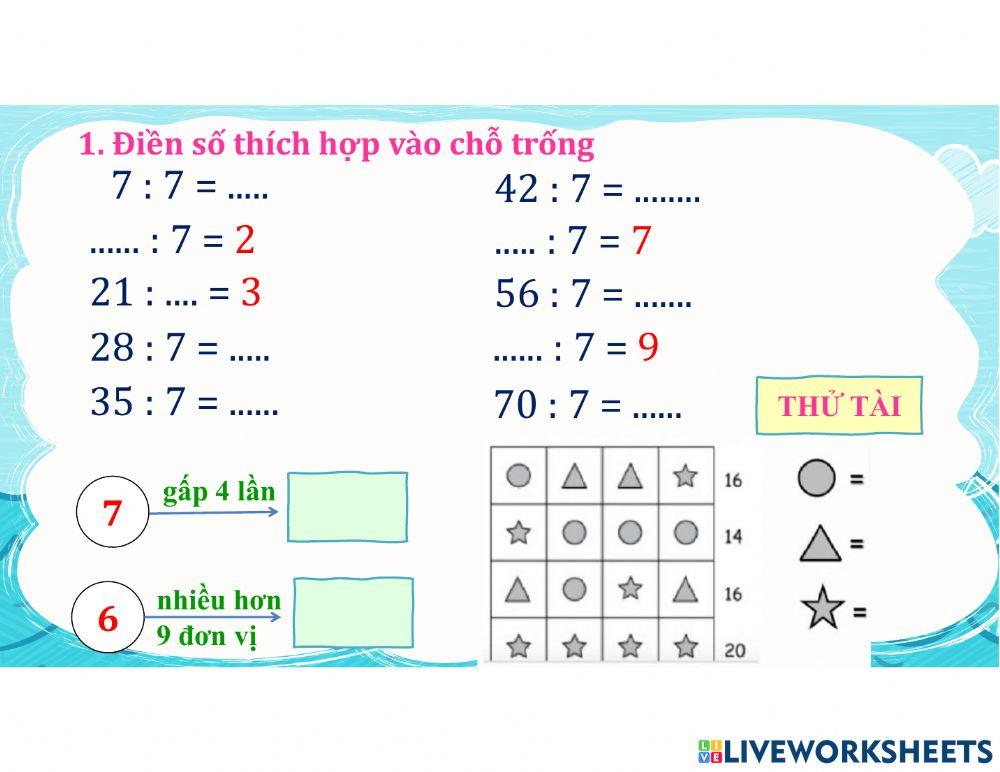 Bài cuối tuần 7