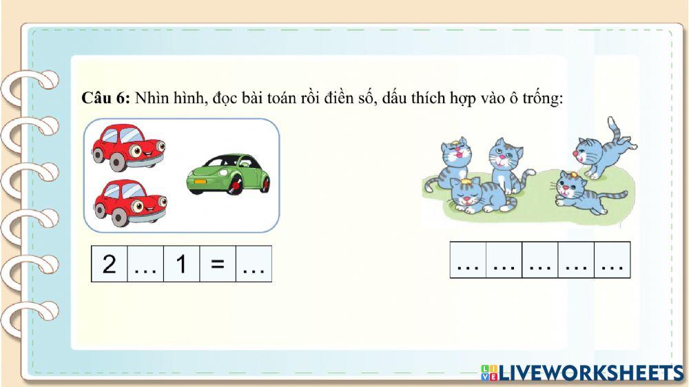 Phiếu bài tập cuối tuần 5 - lớp 1