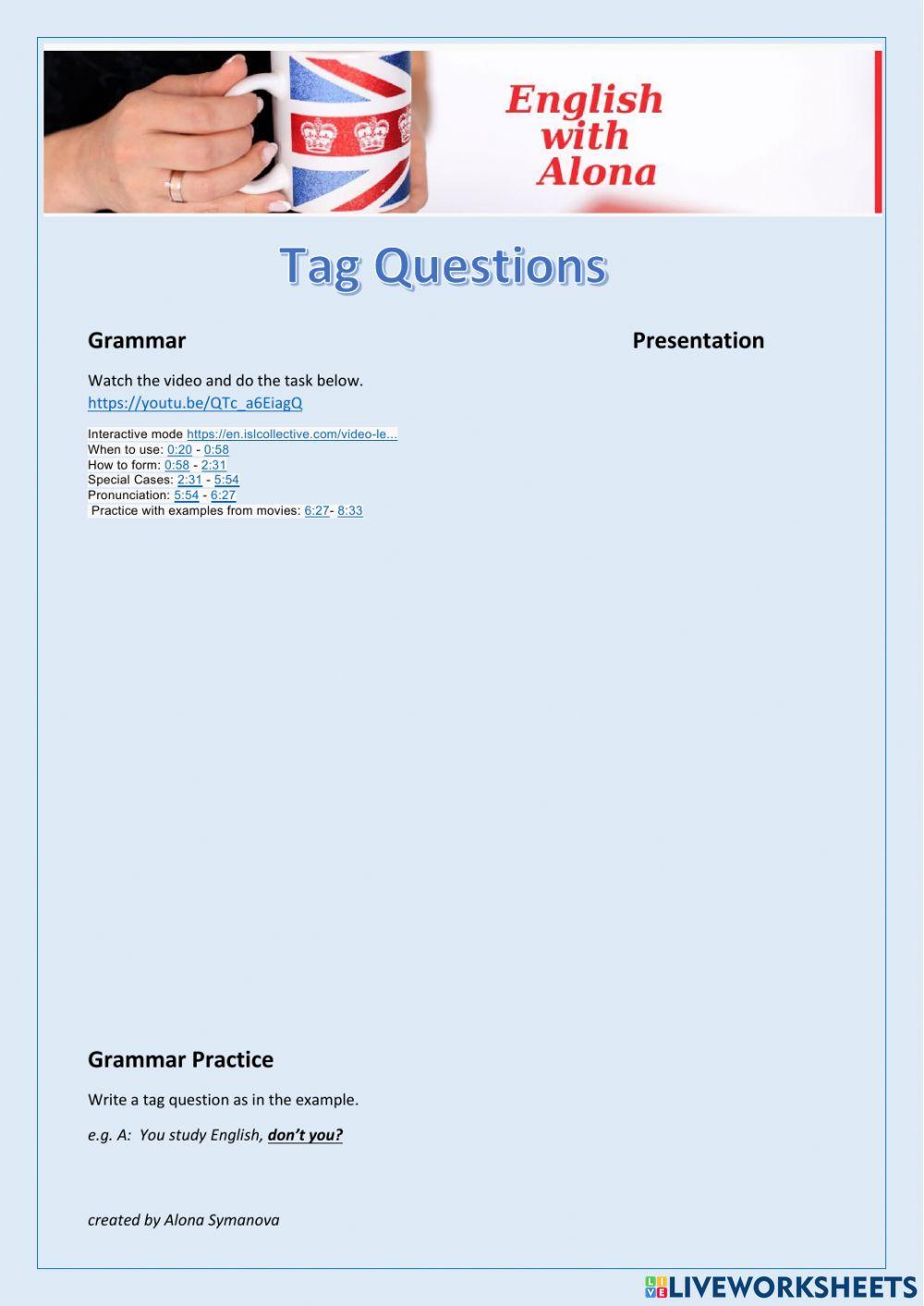 Question Tags