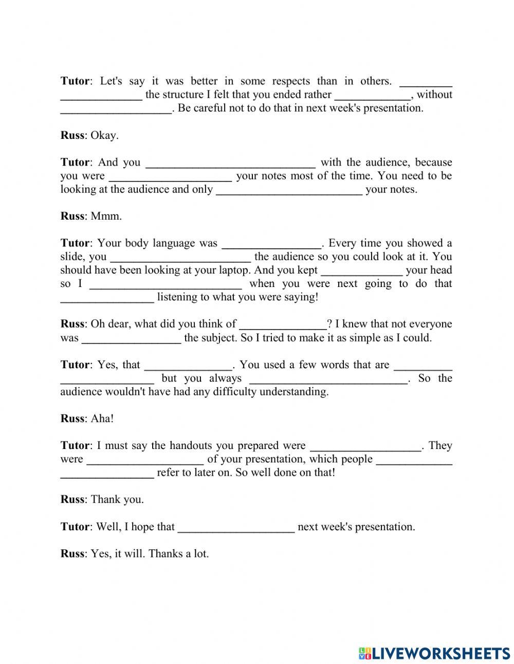 3948847 Listening 6 Binh My Phan LiveWorksheets