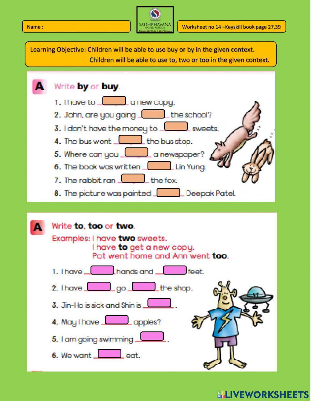 English Key Skill worksheet Live Worksheets