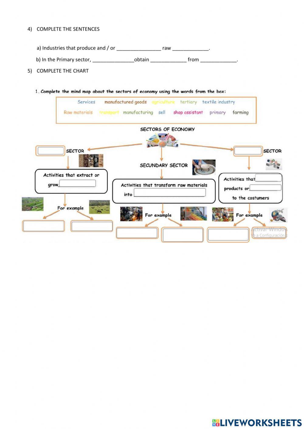 Economy sectors Quiz-2