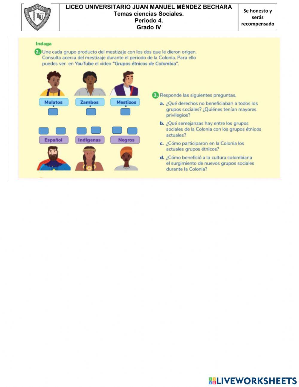 Sociedad y vida cotidiana en la colonia