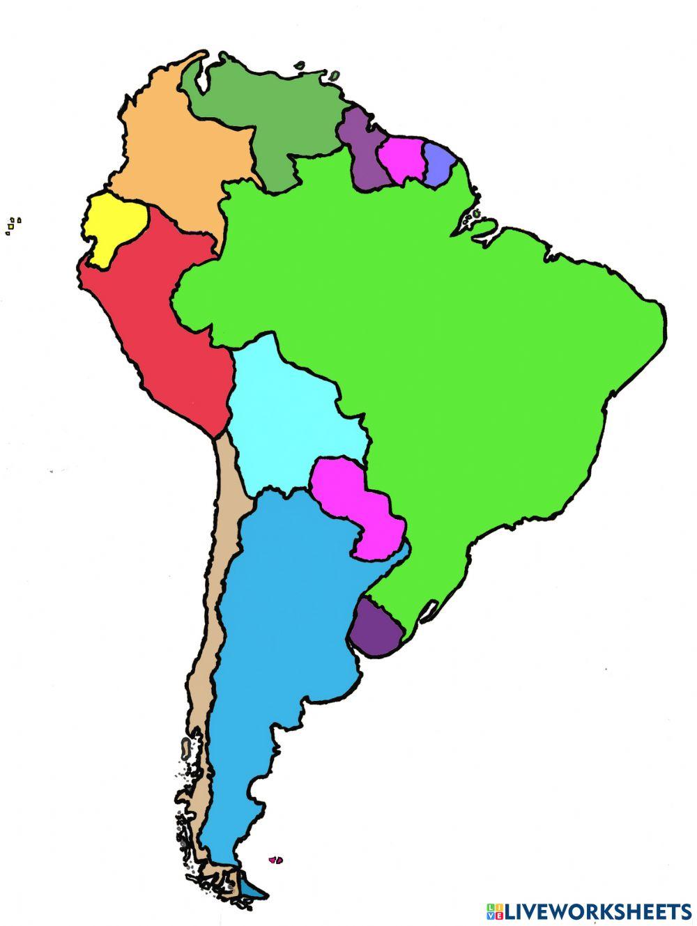 Paises de Sudamerica