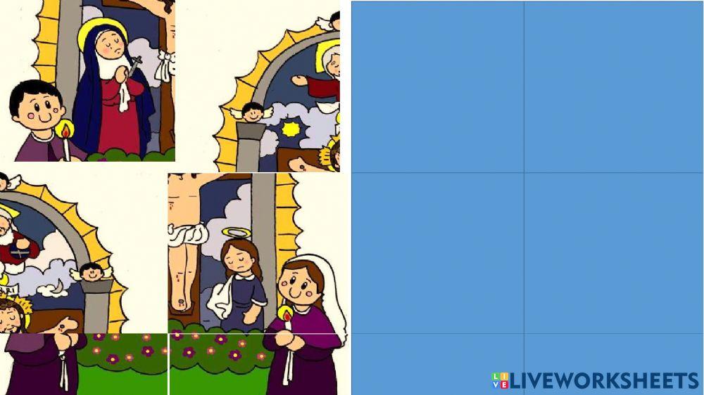 Rompecabezas del señor de los milagros