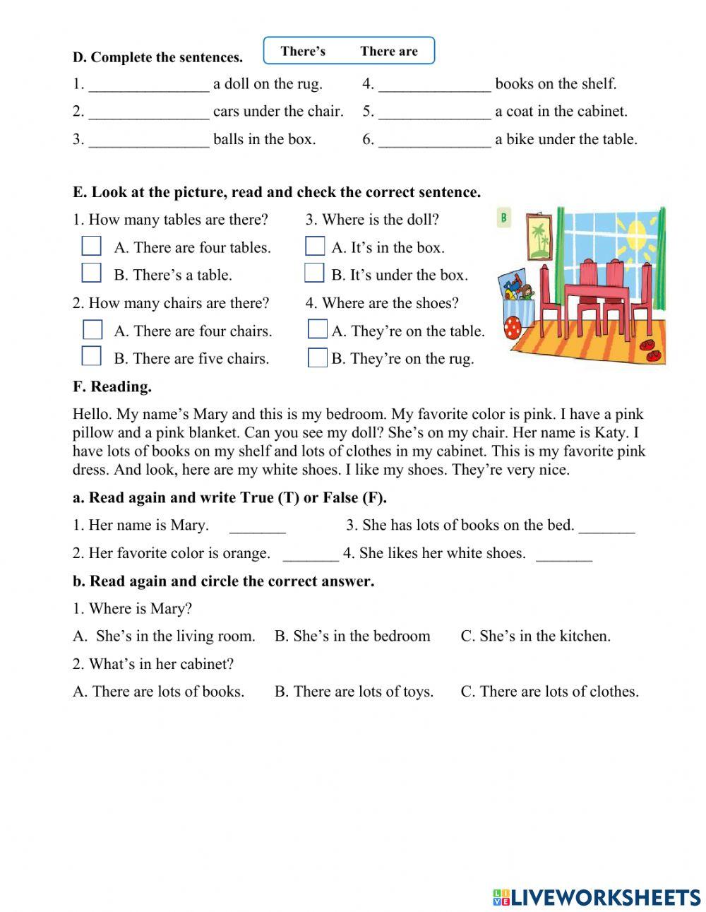 Family and friend 4 -Unit 1 -lesson4,5,6