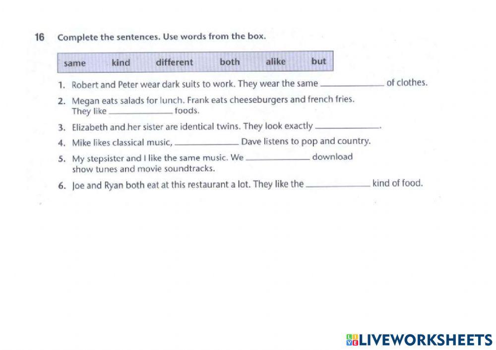 Writing and Grammar: Simple Present-Connectors