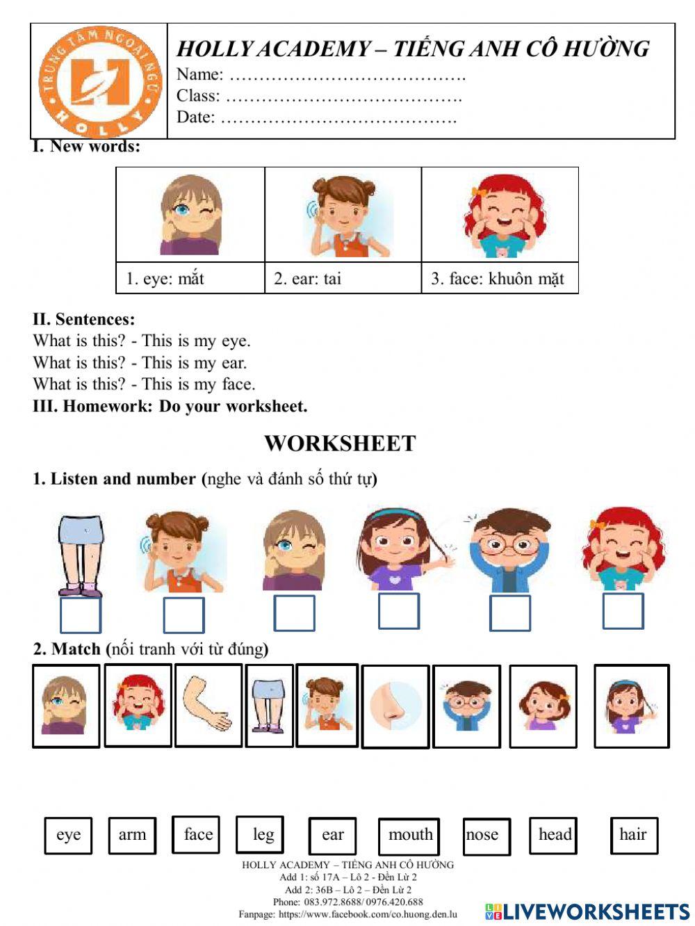 Ice-cream-Body parts-Lesson 3-23.10