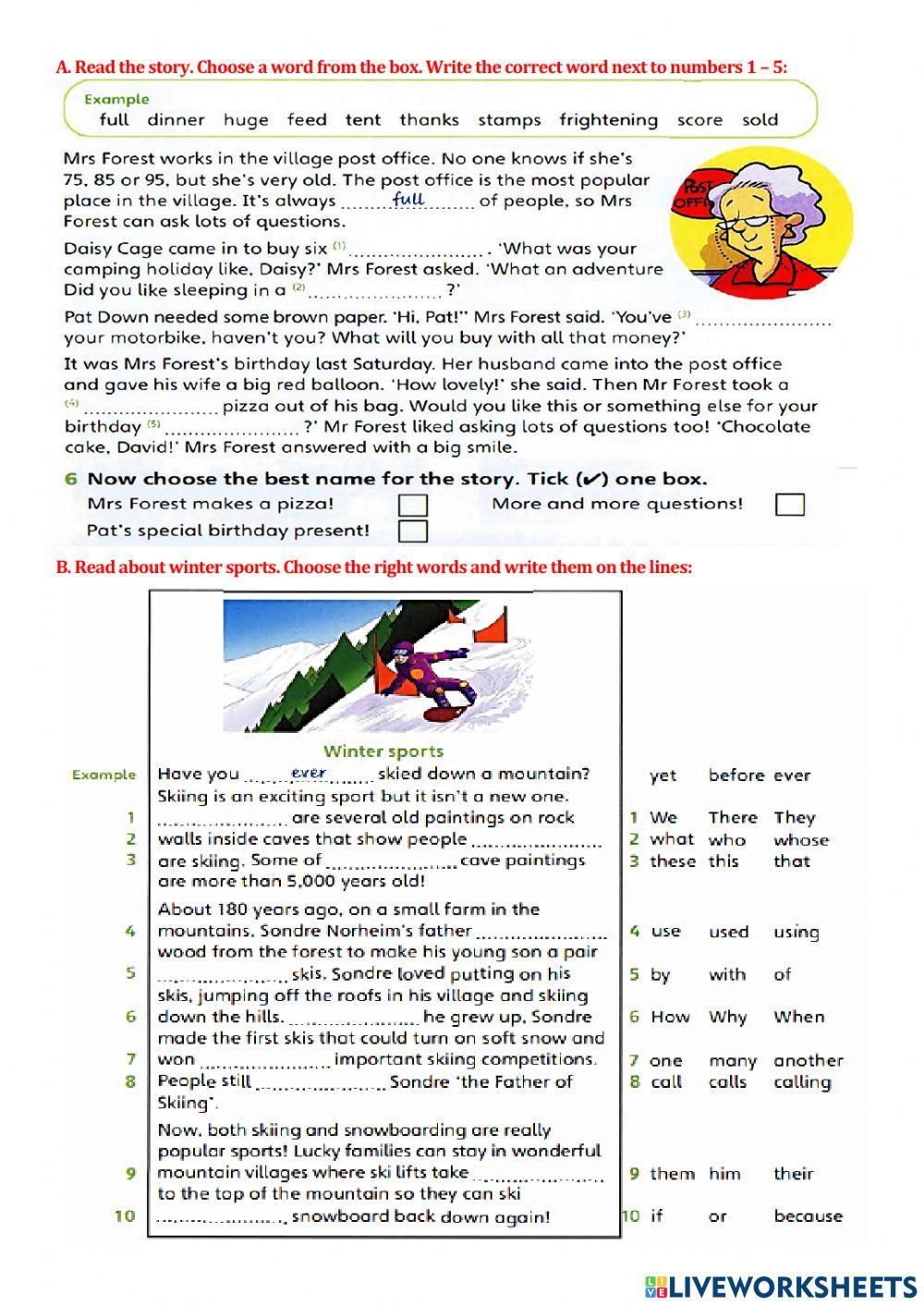 Preparation for Flyers 15