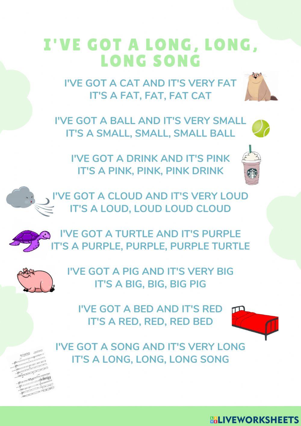 I've got a song poem