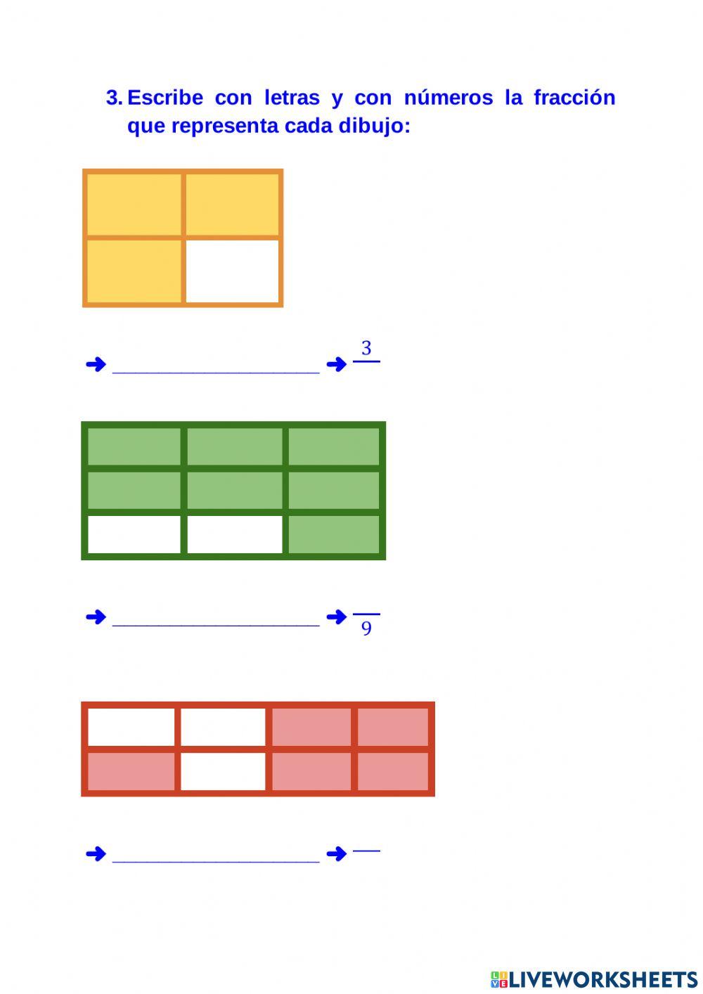 Introducción fracciones
