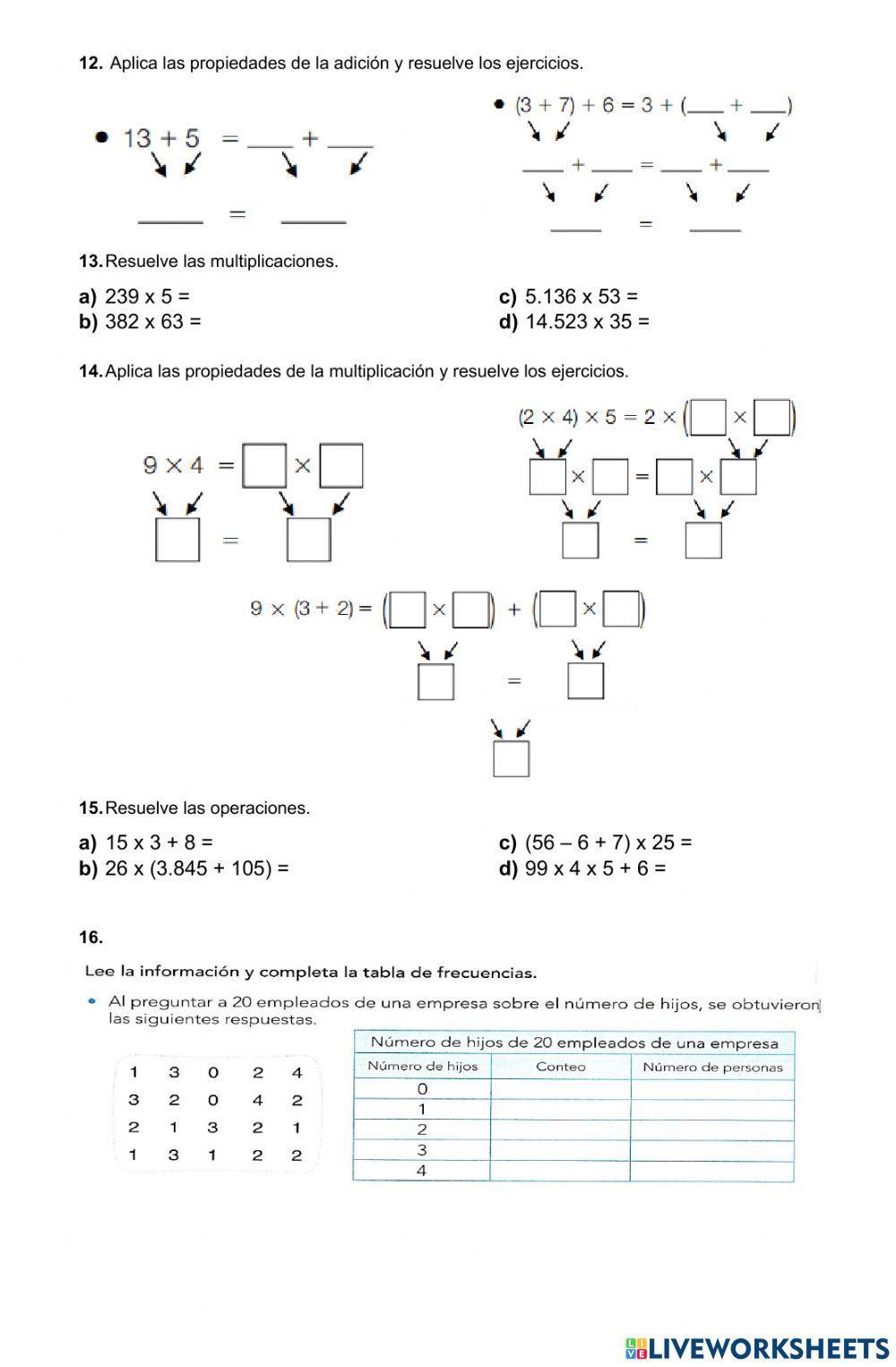 Examen matematicas
