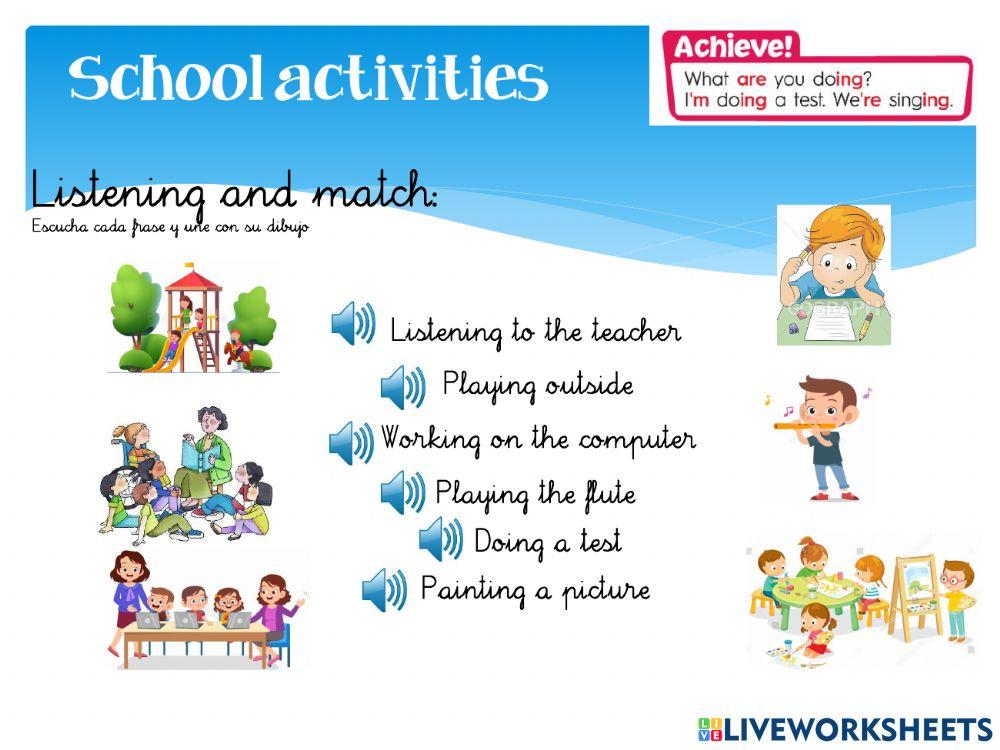 School activities