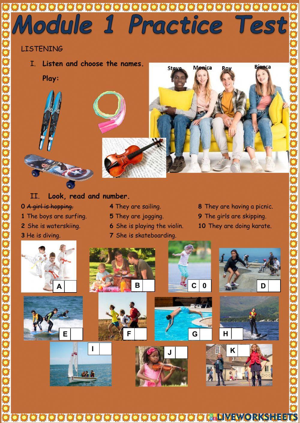 Module 1 practice test SML4