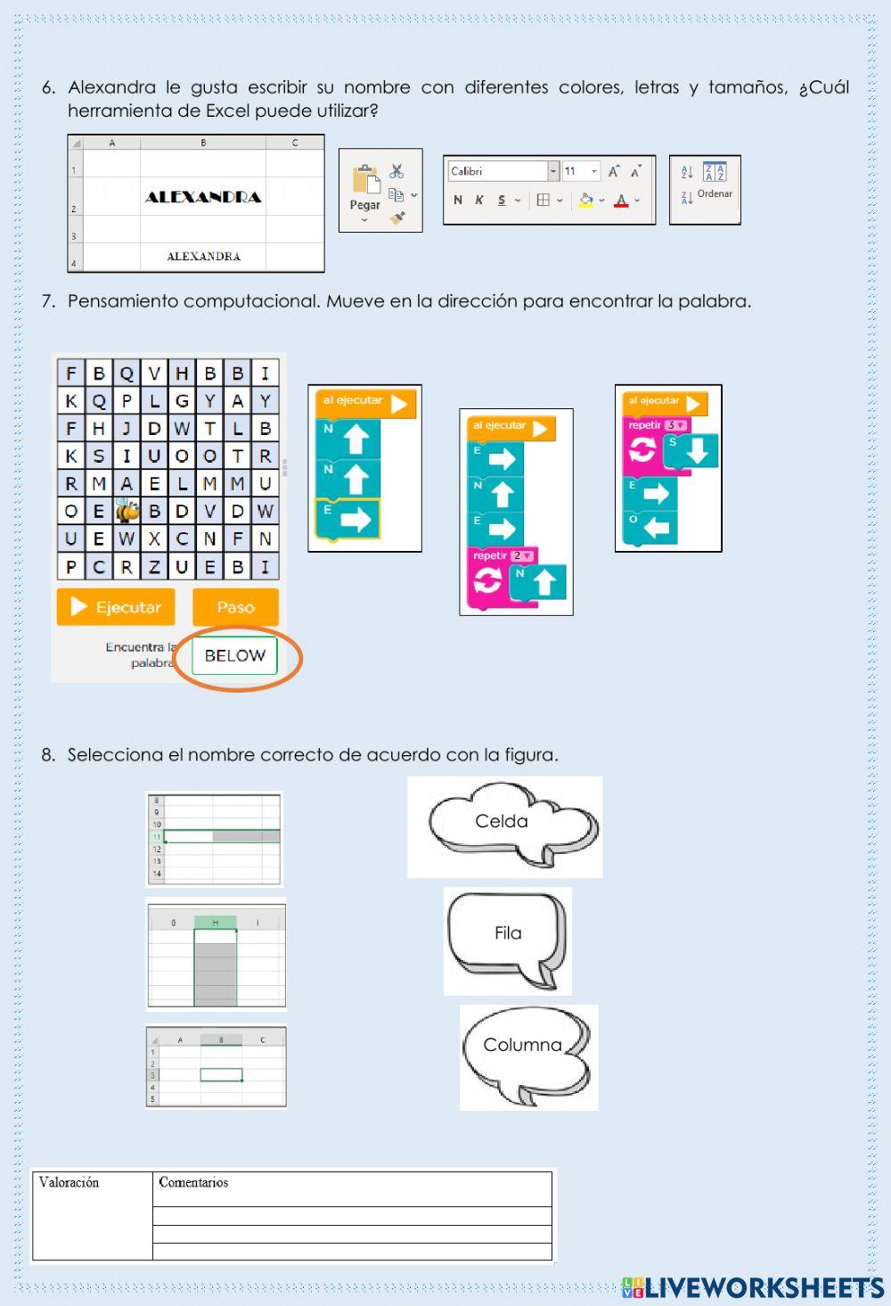 Evaluación III trimestre