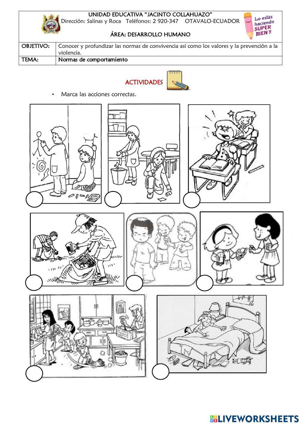 Normas de comportamiento