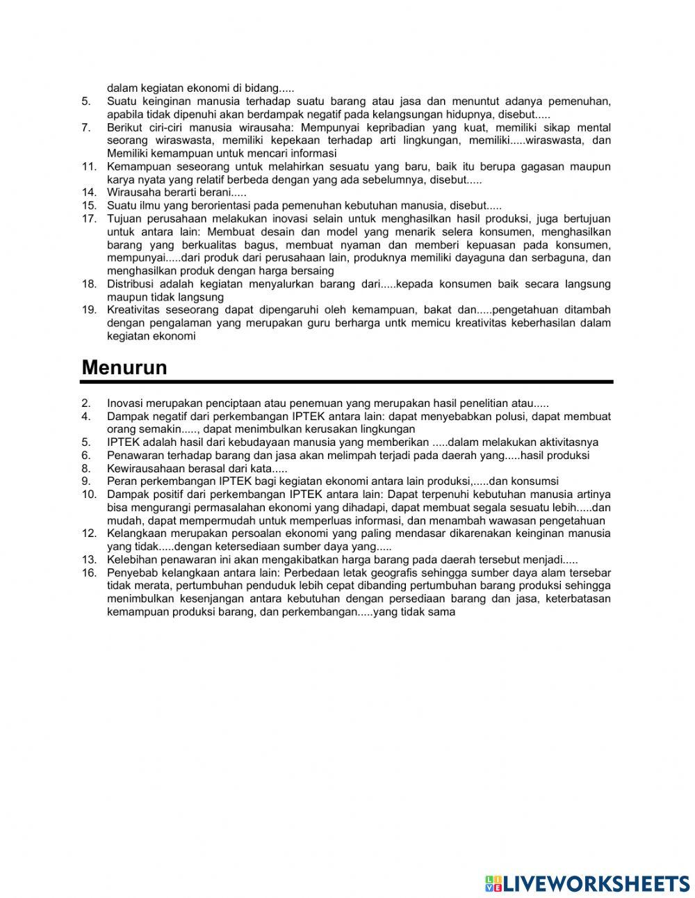 Crossword Ips DEF 2 1557784 Nisa Sofiyah Meidy Live