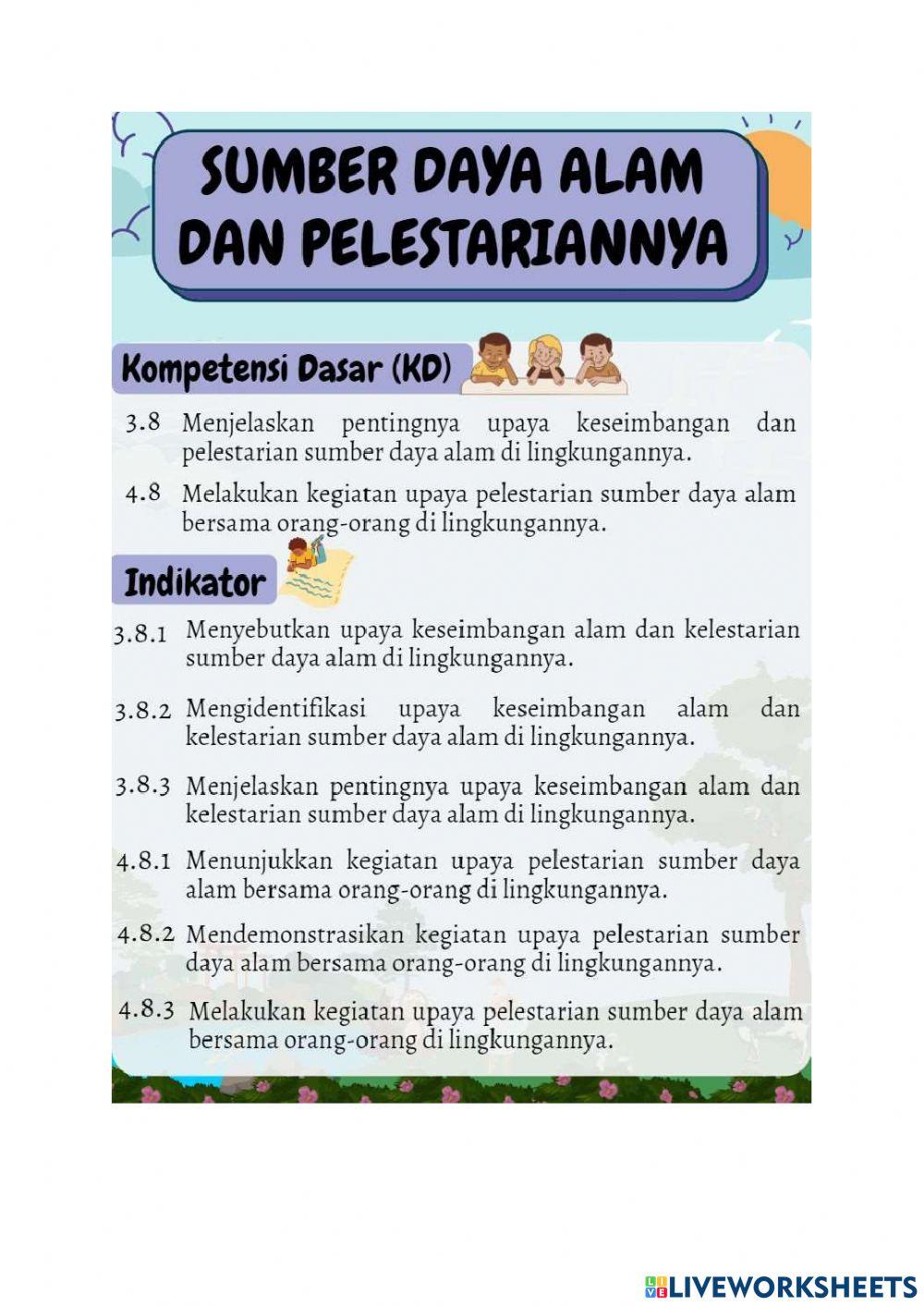 LKPD IPA Kelas 4 Tema 4 Subtema 1 Pembelajaran 1