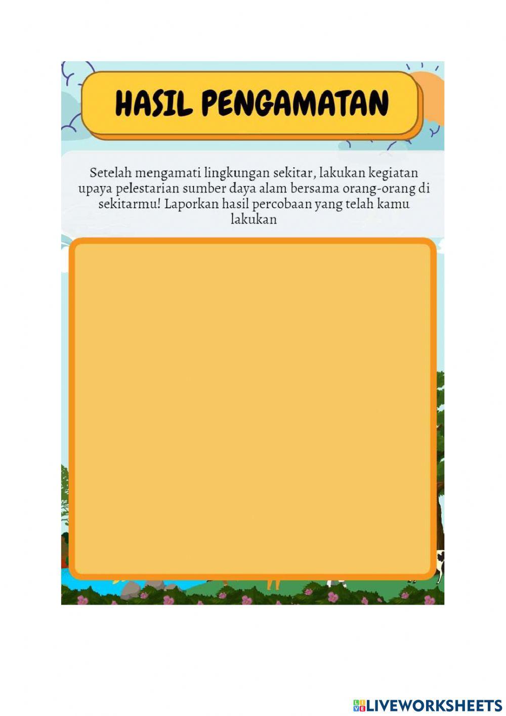 LKPD IPA Kelas 4 Tema 4 Subtema 1 Pembelajaran 1